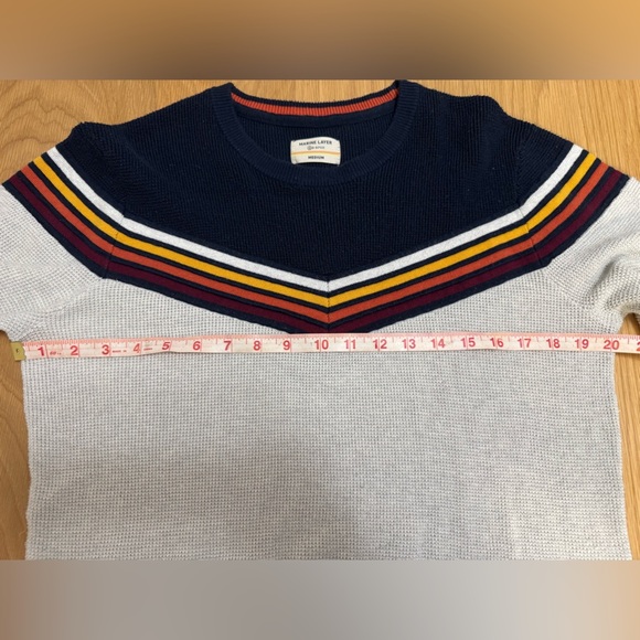 Marine Layer Men’s Stowe Crewneck Sweater Size: Medium rare hard to find - Picture 9 of 9